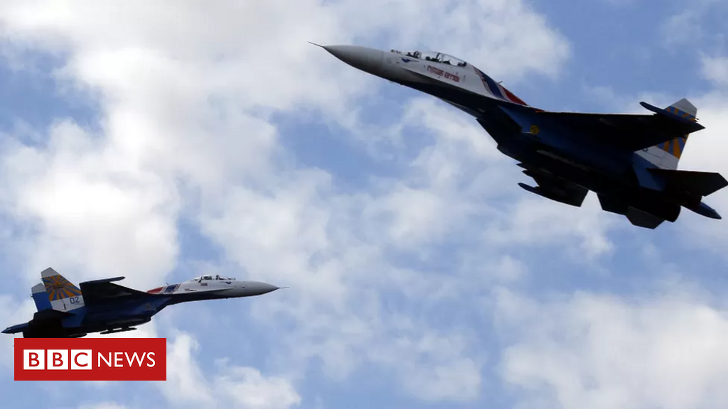 O dia em 2022 em que caças russos tentaram derrubar um avião britânico