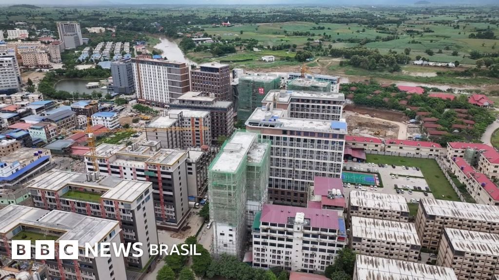 Cassinos, arranha-céus e fraude: BBC visita a bizarra cidade construída com golpes