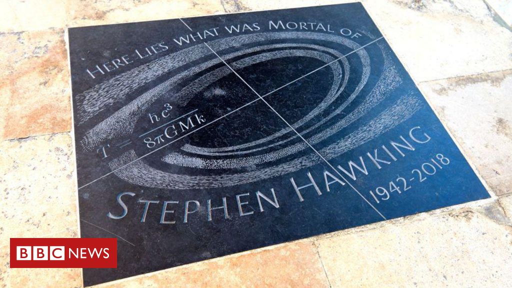 O que significa a equação na sepultura de Stephen Hawking