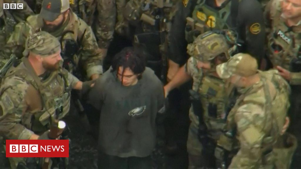 Vídeo mostra brasileiro foragido nos EUA sendo levado pela polícia