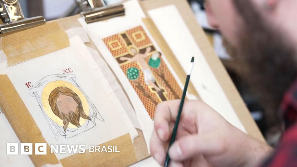 Tinta de inseto, cola de coelho e jornada espiritual: a escola de artes do rei Charles 3º em Londres