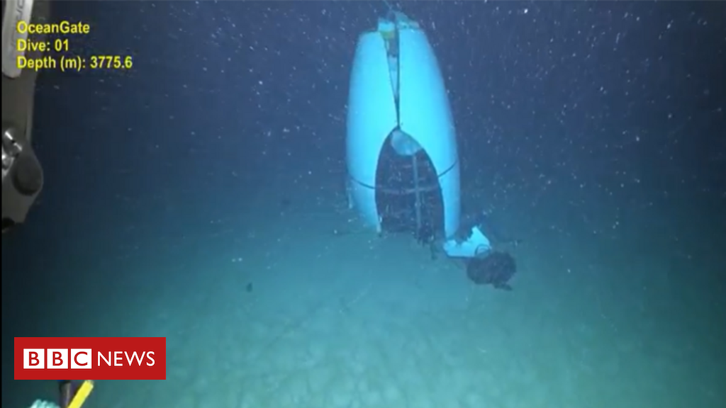 'Tudo bem aqui': as últimas palavras da tripulação do submersível Titan antes da implosão