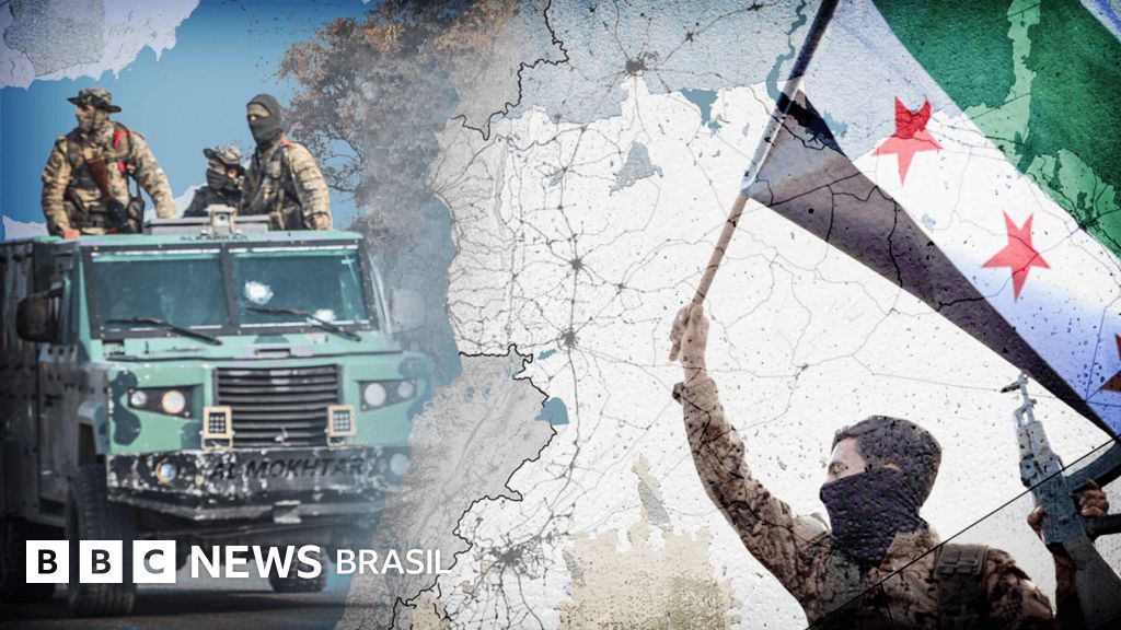 Como território da Síria se divide entre diferentes grupos rebeldes