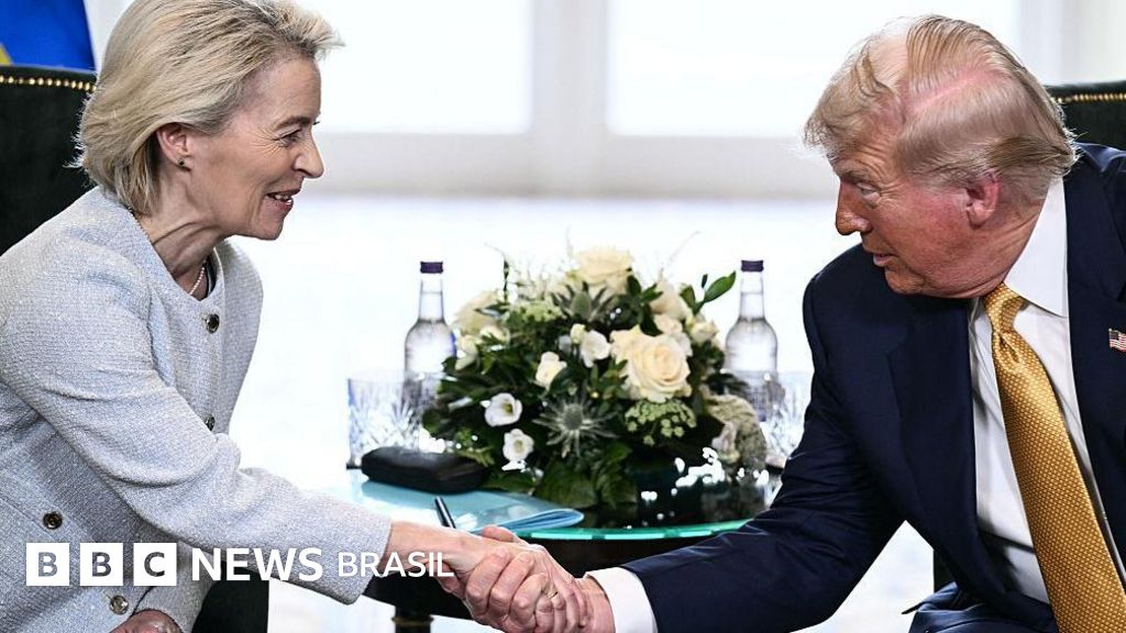 Trump anuncia acordo com UE e diz que ainda negocia com '3 ou 4 países' antes do tarifaço