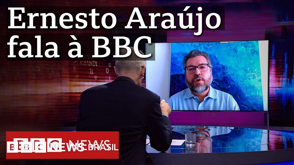 Ex-ministro Ernesto Araújo defende gestão da pandemia em entrevista à BBC