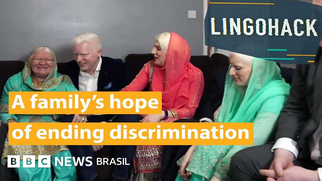A família que enfrenta o preconceito contra o albinismo