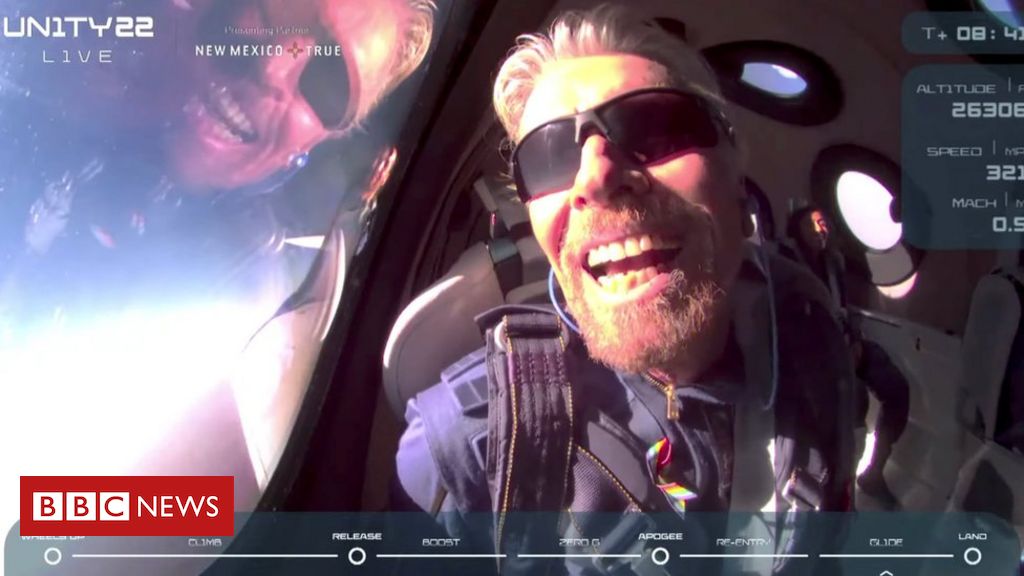 Richard Branson - o empresário britânico dono da Virgin