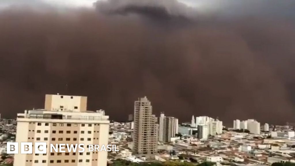Como se formou nuvem de poeira que ‘engoliu’ interior de São Paulo