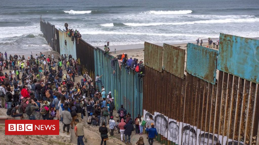 A caravana de refugiados da Am rica Central que est em um limbo