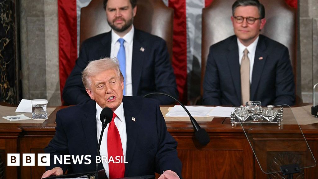 Em discurso mais longo do mandato, Trump reforça agenda patriótica em ano de eleição crucial