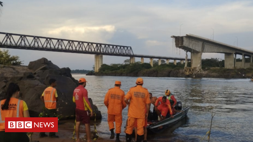 As buscas por desaparecidos em rio: o que se sabe sobre desabamento de ponte entre Tocantins e Maranhão