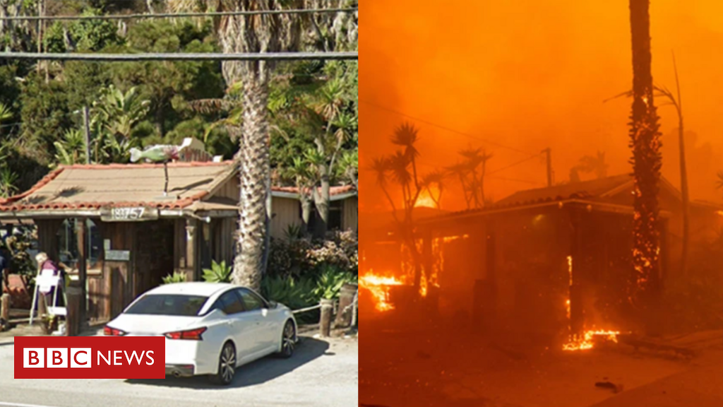 Antes e depois: a devastação causada pelos incêndios em Los Angeles