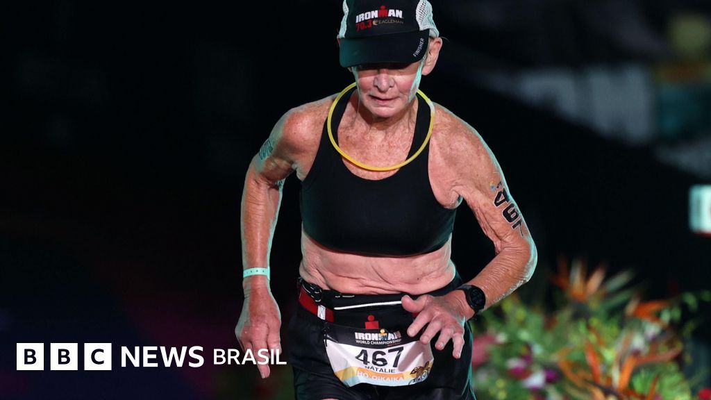 A mulher que se tornou a pessoa mais velha a completar o Ironman, uma das competições mais difíceis do mundo