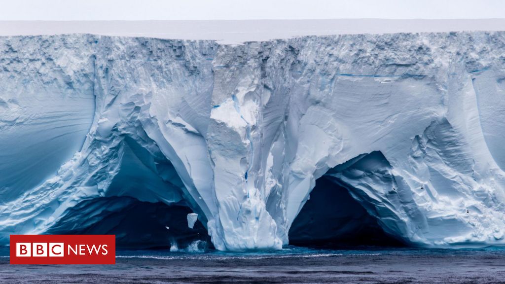 O iceberg gigante em rota de colisão com ilha e que ameaça centenas de pinguins e focas