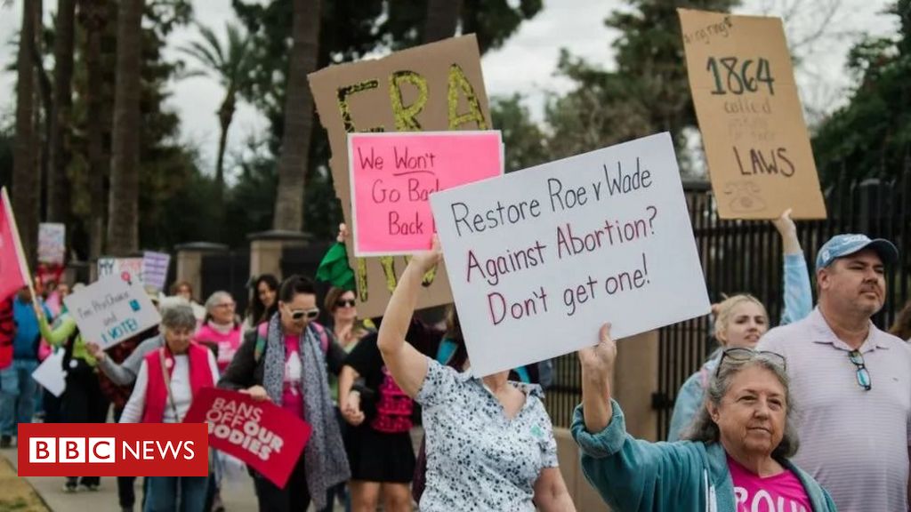 A lei de 1864 'ressuscitada' pelo Arizona para proibir o aborto em quase todos os casos