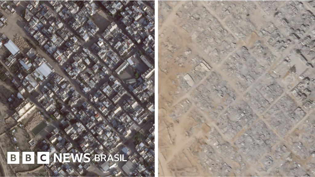 Após um ano de guerra, o que aconteceu com o bairro Brasil em Gaza?