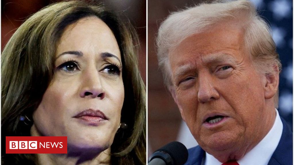 Sem anotações nem assessores, Kamala e Trump ficam frente a frente pela primeira vez em um debate de TV