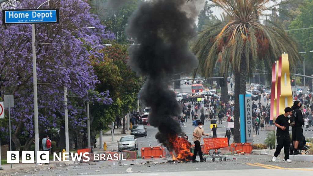 Como um rumor de batida contra imigrantes em loja fez eclodir protestos em Los Angeles