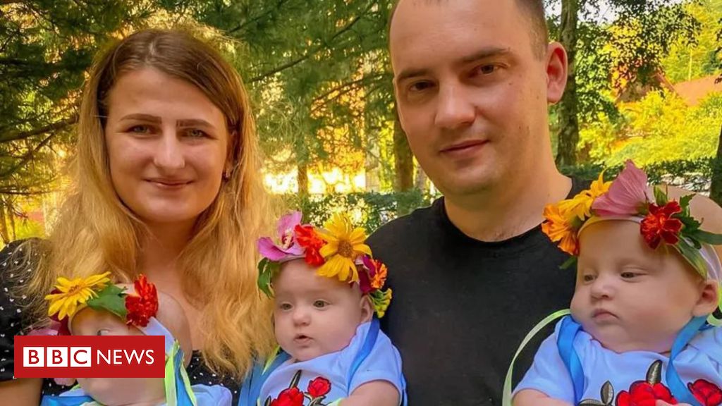 A incrível história de esperança das trigêmeas ucranianas nascidas no dia da invasão russa