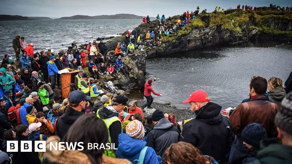 O excêntrico campeonato mundial de arremesso de pedrinhas
