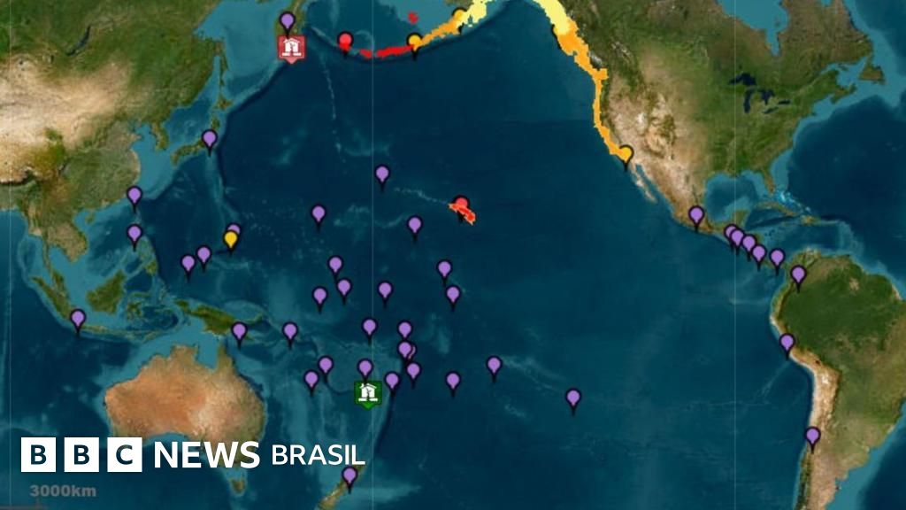 Alerta geral de tsunami no Pacífico após terremoto de magnitude 8.8 na Rússia
