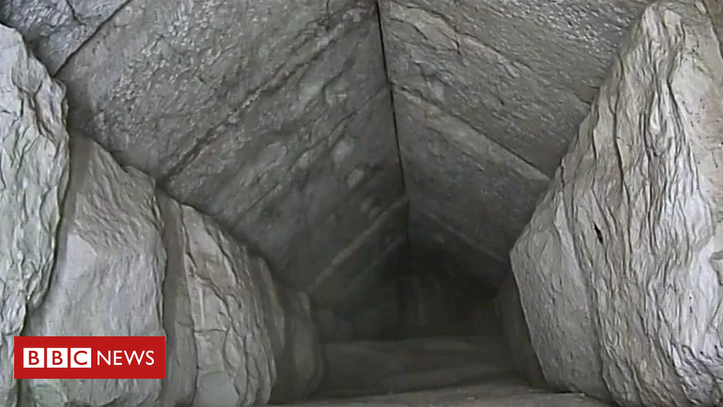 Egypt: A hidden passage in the Great Pyramid of Giza has been seen for the first time