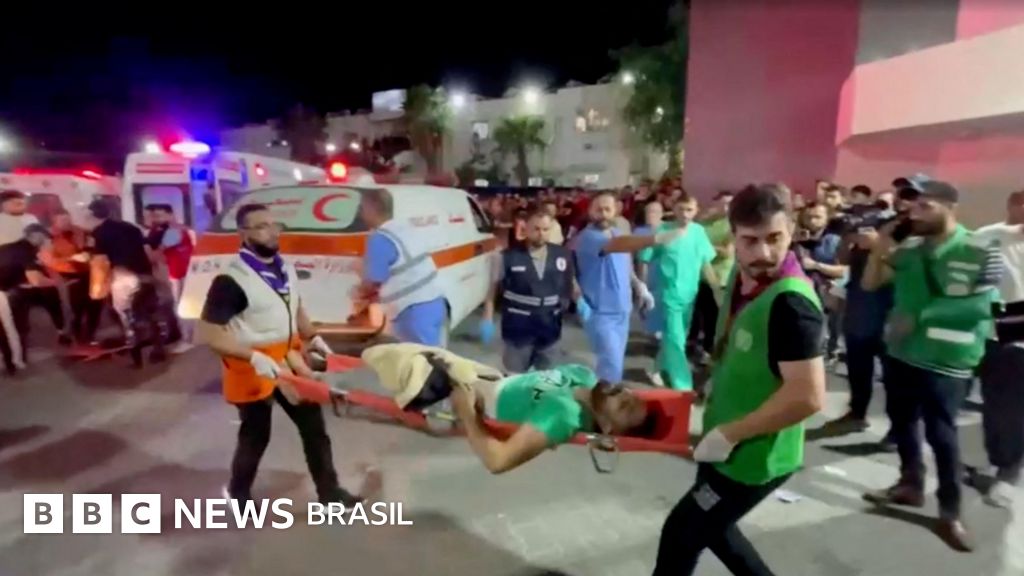 Ataque de Israel a hospital em Gaza deixa centenas de mortos, dizem autoridades palestinas