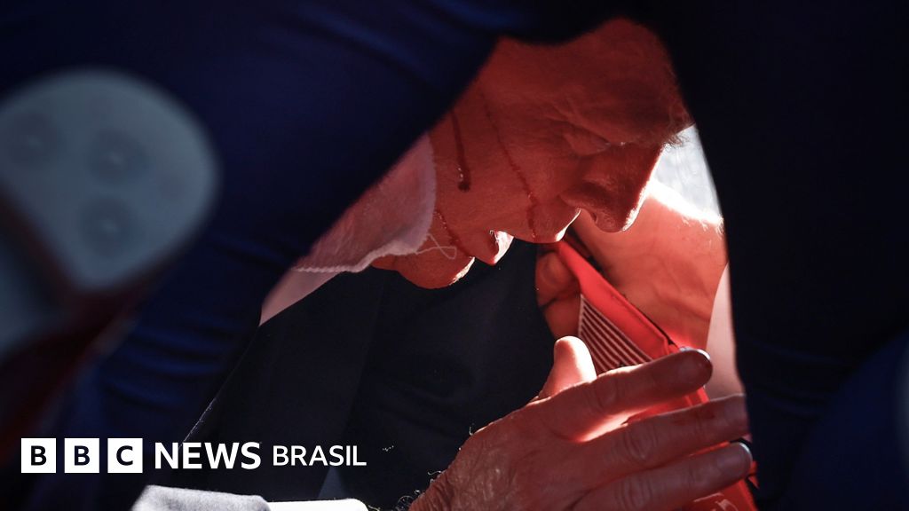 As imagens do atentado a Trump em comício na Pensilvânia