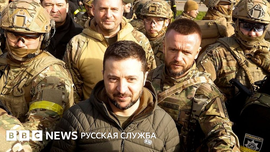 Фото дня: Зеленский в Херсоне спустя несколько дней после отступления ...