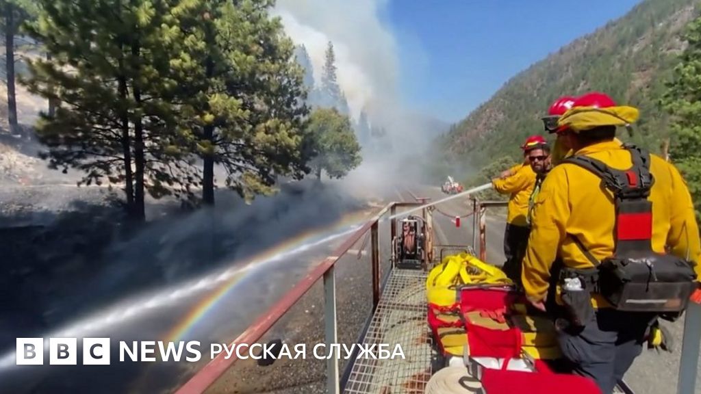 Пожарные поезда и вертолеты. Как в США и Канаде тушат горящие леса ...