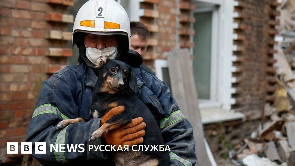 Ночной обстрел Николаева. Видео - BBC News Русская служба