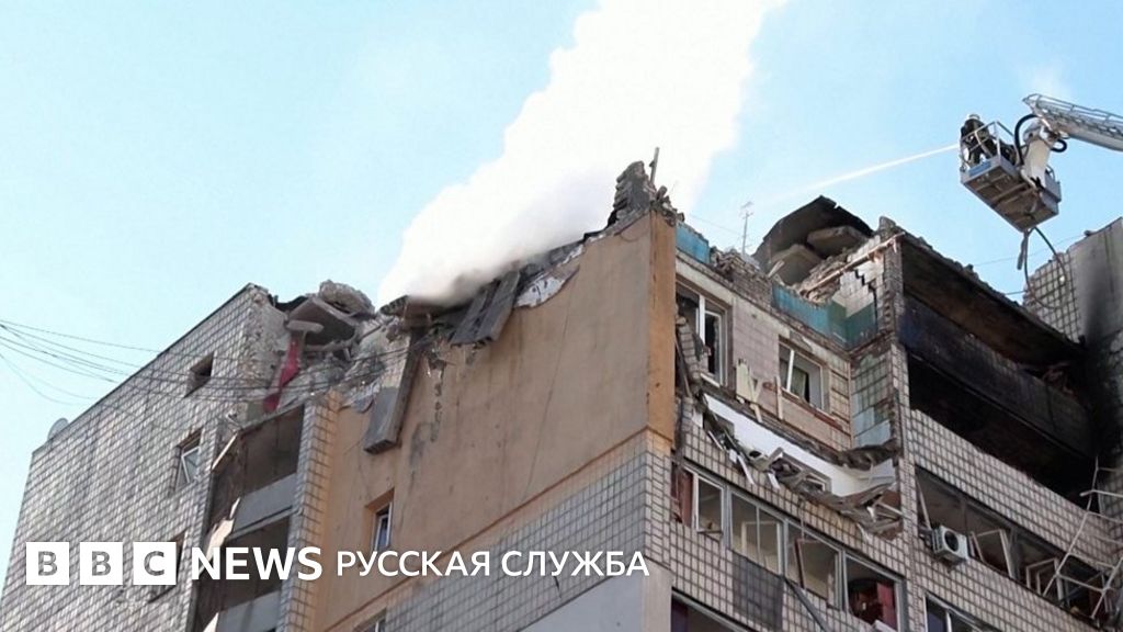 В Киеве после обстрела произошел обвал в 12-этажном жилом доме - BBC ...