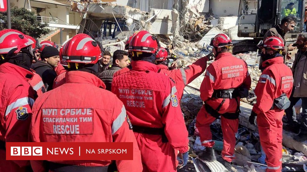 Zemljotres u Turskoj i Siriji Kako pomažu timovi sa Balkana BBC News