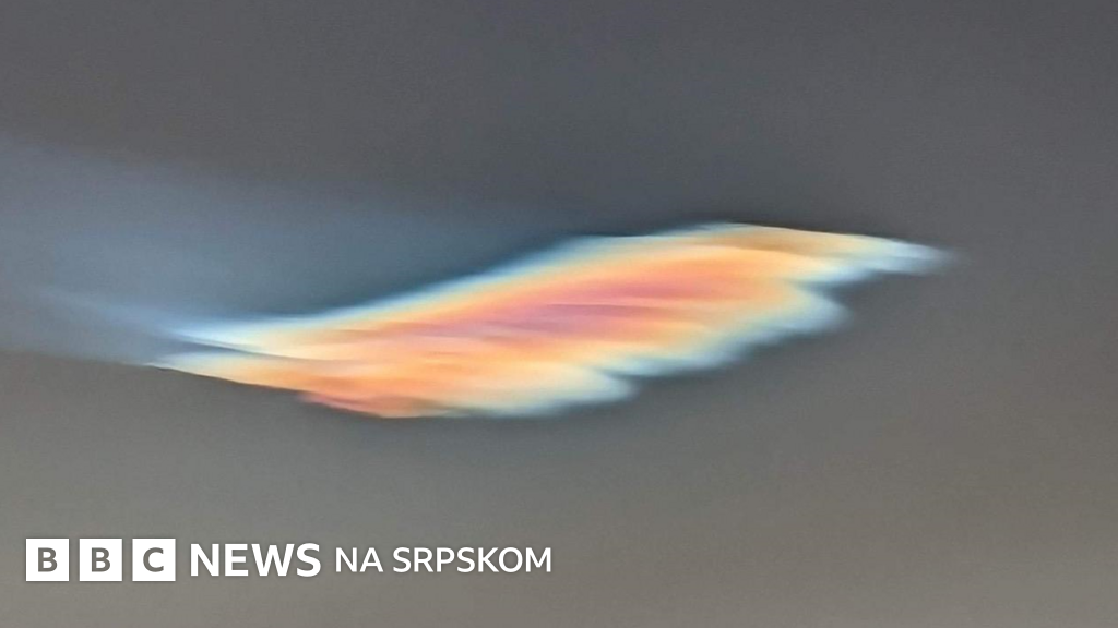 Velika Britanija i vreme Retki sedefasti oblaci iznad Škotske BBC