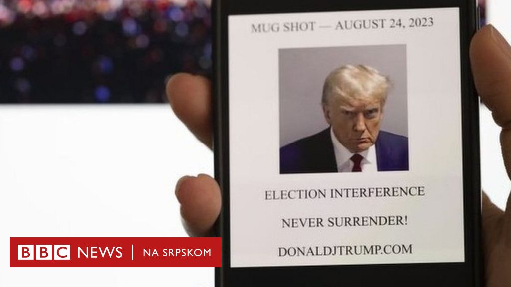 Amerika I Donald Tramp Kako Ispasti Dobro Na Fotografiji Iz Zatvora Bivši Predsednik Već Je 8002