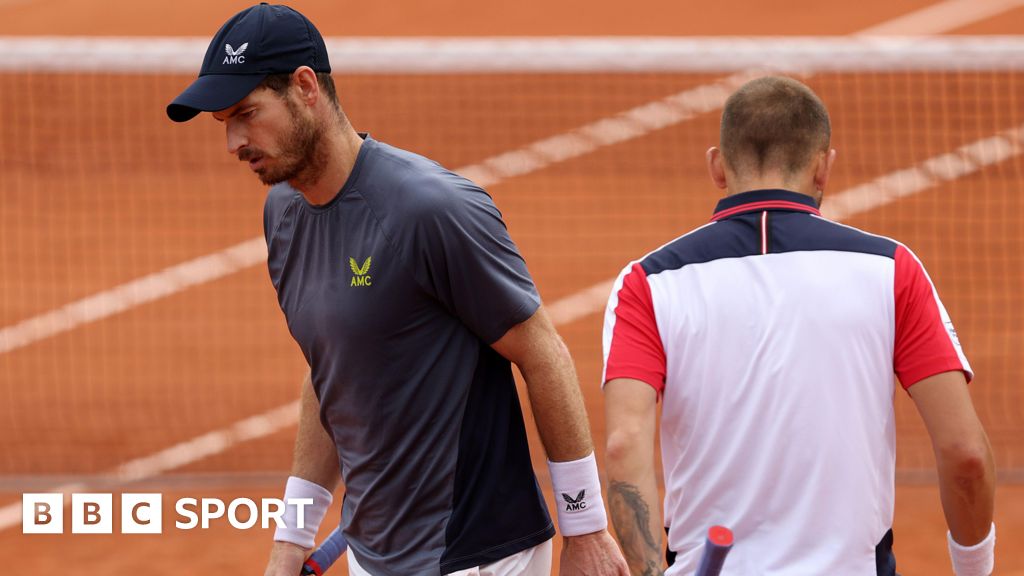 French Open 2024 results: Andy Murray and Dan Evans lose in the doubles – BBC Sport