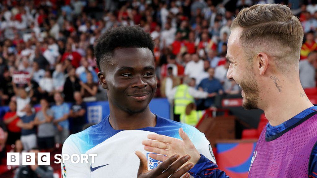 Angleterre 7-0 Macédoine du Nord : le héros du triplé Bukayo Saka lors d’une « soirée spéciale »