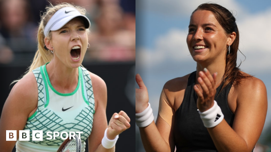 Nottingham Open 2023: Katie Boulter to play Jodie Burrage in first all-British WTA final since 1977