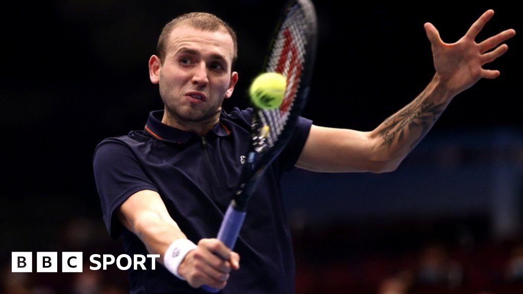 Vienna Open: Dan Evans loses to Lorenzo Sonego in semi-finals - BBC Sport