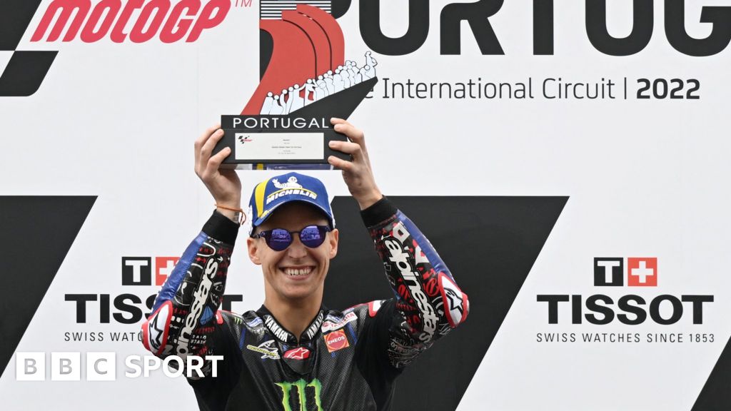 MotoGP: World champion Fabio Quartararo triumphs in Portugal - BBC Sport