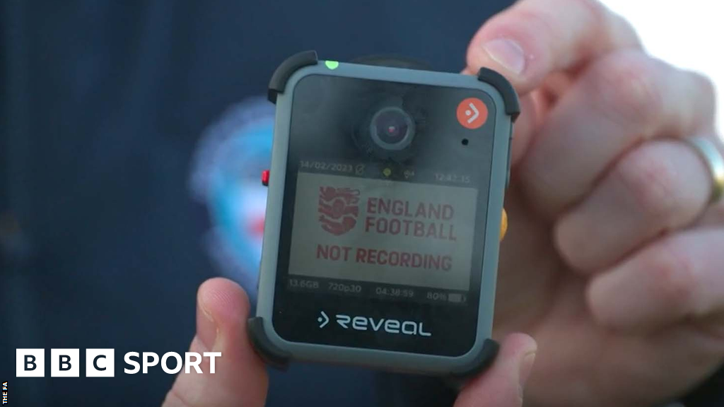 FA announces bodycam trial for grassroot referees - BBC Sport