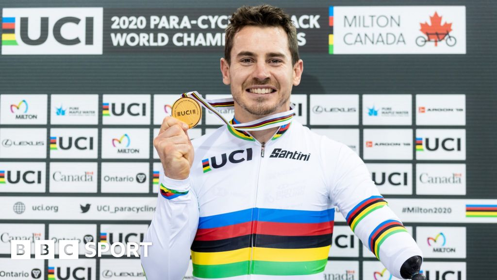Paracycling Track World Championships Jaco van Gass wins first world title in kilo time trial