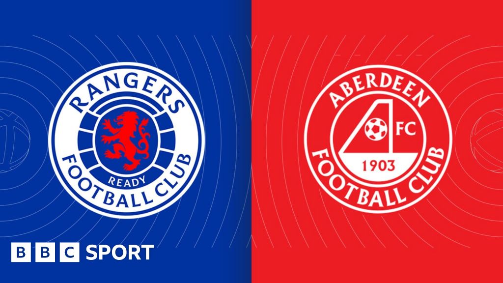 Rangers v Aberdeen Pick of the stats BBC Sport