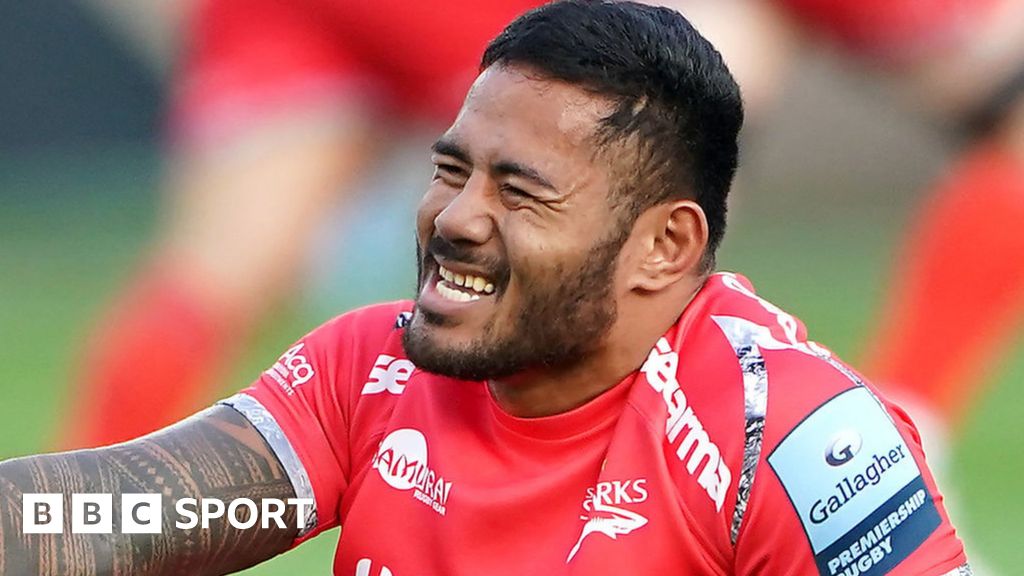 Manu Tuilagi: England & Sale Sharks centre out for six months with Achilles injury