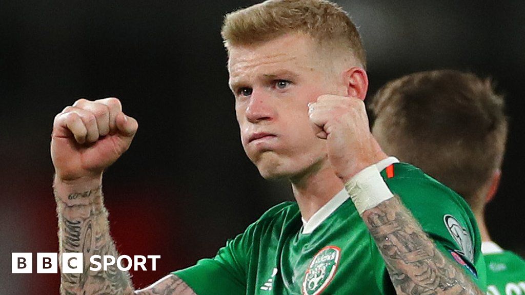 Republic of Ireland v Gibraltar: James McClean wins 100th cap for Republic  of Ireland - BBC News