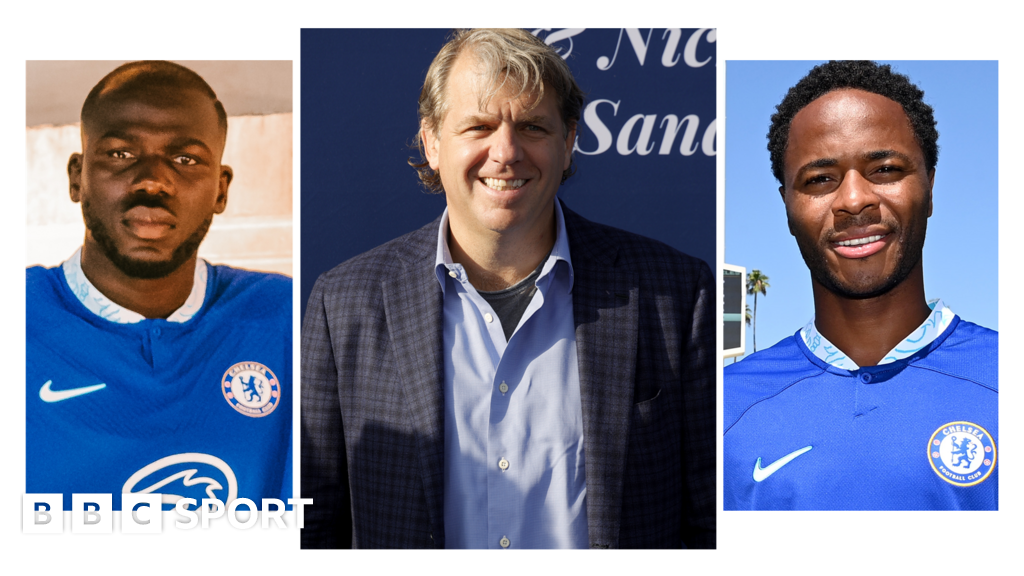 Chelsea stars including Raheem Sterling join Todd Boehly at LA Dodgers'  stadium during pre-season tour of US