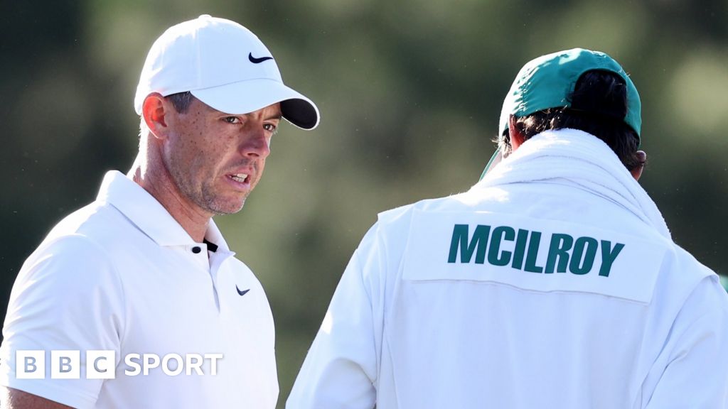Image for article: McIlroy content with "decent" opening round at Masters Image