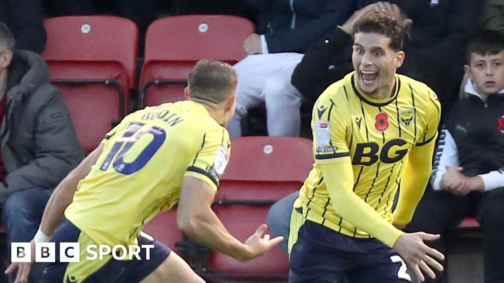 Leyton Orient 23 Oxford United BBC Sport