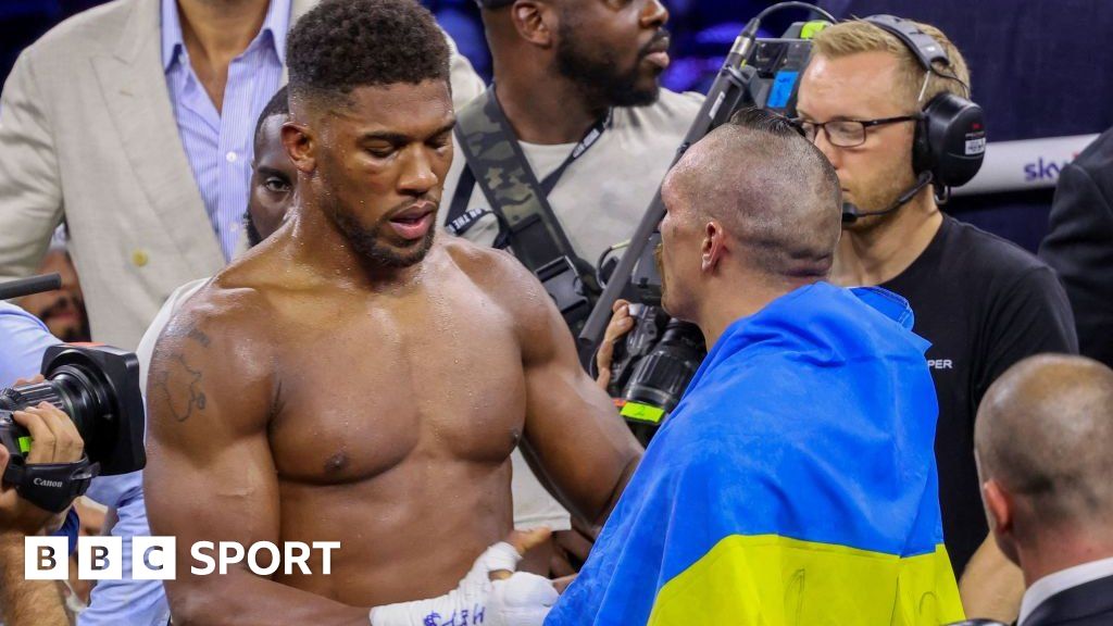 Anthony Joshua v Robert Helenius: Briton wins with one-punch knockout in  round seven - BBC Sport