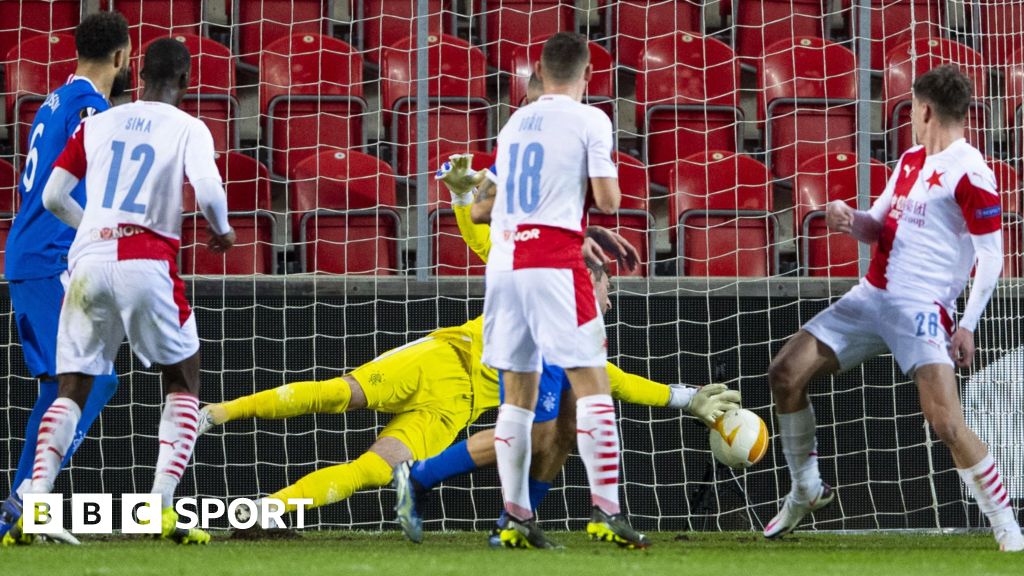 Slavia Prague 1-1 Rangers: Helander Away Goal Boosts Scottish Champions  Ahead Of Ibrox Second Leg